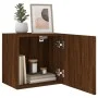 Wand-TV-Möbel 2 Stück aus braunem Eichenholz 40,5x30x40 cm von , TV-Möbel - Ref: Foro24-836909, Preis: 53,13 €, Rabatt: %