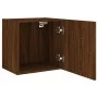 Wand-TV-Möbel 2 Stück aus braunem Eichenholz 40,5x30x40 cm von , TV-Möbel - Ref: Foro24-836909, Preis: 53,13 €, Rabatt: %