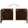 Muebles de TV de pared 2 uds madera marrón roble 40,5x30x40 cm by , TV Furniture - Ref: Foro24-836909, Price: 53,86 €, Discou...