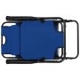 Klappbare Sonnenliegen mit Fußstütze, 2 Einheiten, blauer Stahl von vidaXL, Liegen - Ref: Foro24-44342, Preis: 137,23 €, Raba...