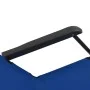 Folding sun loungers with footrest 2 units blue steel by vidaXL, Loungers - Ref: Foro24-44342, Price: 119,27 €, Discount: %