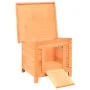 Cat house made of solid pine and fir wood, measuring 50x46x43.5 cm. by vidaXL, Cat furniture - Ref: Foro24-170640, Price: 69,...