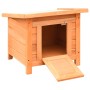 Katzenhaus aus massivem Kiefern- und Tannenholz 50x46x43,5 cm von vidaXL, Katzenmöbel - Ref: Foro24-170640, Preis: 65,39 €, R...