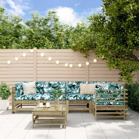 Garden furniture set 6 pieces impregnated pine wood by , Garden sets - Ref: Foro24-3186479, Price: 364,22 €, Discount: %