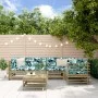 Garden furniture set 6 pieces impregnated pine wood by , Garden sets - Ref: Foro24-3186479, Price: 364,22 €, Discount: %
