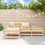 Gartenmöbel-Set 4-teilig aus massivem Kiefernholz von , Gartensets - Ref: Foro24-3186487, Preis: 234,34 €, Rabatt: %