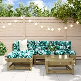 Garden sofa set 5 pieces impregnated pine wood by , Garden sets - Ref: Foro24-3186521, Price: 250,05 €, Discount: %