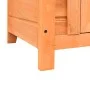 Cat house made of solid pine and fir wood, measuring 50x46x43.5 cm. by vidaXL, Cat furniture - Ref: Foro24-170640, Price: 69,...