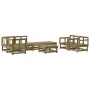 Gartenmöbel-Set 8-teilig aus imprägniertem Kiefernholz von , Gartensets - Ref: Foro24-3186227, Preis: 426,42 €, Rabatt: %