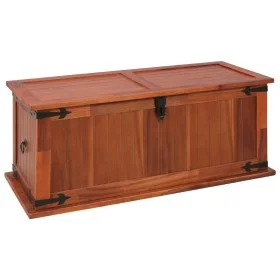 Solid acacia wood storage trunk 90x45x40 cm by vidaXL, Storage trunks - Ref: Foro24-247242, Price: 120,21 €, Discount: %