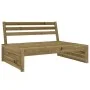 Garden furniture set 4 pieces impregnated pine wood by , Garden sets - Ref: Foro24-3186633, Price: 393,02 €, Discount: %