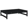 Garden furniture set 2 pieces solid black pine wood by , Garden sets - Ref: Foro24-3186589, Price: 205,92 €, Discount: %