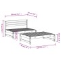 Gartenmöbel-Set 2-teilig aus massivem schwarzem Kiefernholz von , Gartensets - Ref: Foro24-3186589, Preis: 208,57 €, Rabatt: %