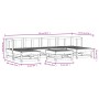 Gartenmöbel-Set 7-teilig aus massivem weißem Kiefernholz von , Gartensets - Ref: Foro24-3186348, Preis: 379,54 €, Rabatt: %