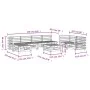 Gartenmöbel-Set 8-teilig aus massivem Kiefernholz von , Gartensets - Ref: Foro24-3186580, Preis: 523,88 €, Rabatt: %