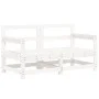 Gartenmöbel-Set 7-teilig aus massivem weißem Kiefernholz von , Gartensets - Ref: Foro24-3186432, Preis: 436,31 €, Rabatt: %
