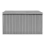 Grauer Gartenschuppen aus Metall, 257 x 298 x 178 cm von vidaXL, Schuppen - Ref: Foro24-143341, Preis: 365,76 €, Rabatt: %