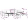 Gartenmöbel-Set 7-teilig aus massivem weißem Kiefernholz von , Gartensets - Ref: Foro24-3186432, Preis: 436,31 €, Rabatt: %