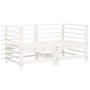 Gartenmöbel-Set 7-teilig aus massivem weißem Kiefernholz von , Gartensets - Ref: Foro24-3186439, Preis: 448,16 €, Rabatt: %