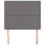 Headboards 2 units of gray synthetic leather 100x5x78/88 cm by , Headboards and footboards - Ref: Foro24-3116280, Price: 50,5...