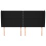 Headboard with black fabric ears 163x23x118/128 cm by , Headboards and footboards - Ref: Foro24-3117824, Price: 99,81 €, Disc...