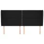 Headboard with black fabric ears 163x23x118/128 cm by , Headboards and footboards - Ref: Foro24-3117824, Price: 98,63 €, Disc...