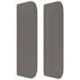 Kopfteil aus grauem Kunstleder, 203 x 16 x 78/88 cm von , Kopf- und Fußteile - Ref: Foro24-3118740, Preis: 59,46 €, Rabatt: %