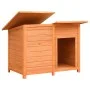 Hundehütte aus massivem Kiefern- und Tannenholz, 120 x 77 x 86 cm von vidaXL, Hundehütten - Ref: Foro24-170641, Preis: 185,02...