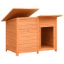 Hundehütte aus massivem Kiefern- und Tannenholz, 120 x 77 x 86 cm von vidaXL, Hundehütten - Ref: Foro24-170641, Preis: 185,02...