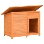 Hundehütte aus massivem Kiefern- und Tannenholz, 120 x 77 x 86 cm von vidaXL, Hundehütten - Ref: Foro24-170641, Preis: 185,02...