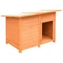 Hundehütte aus massivem Kiefern- und Tannenholz, 120 x 77 x 86 cm von vidaXL, Hundehütten - Ref: Foro24-170641, Preis: 185,02...