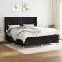 Box spring bed with black fabric mattress 160x200 cm by , Beds and slatted bases - Ref: Foro24-3131923, Price: 560,50 €, Disc...