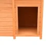 Hundehütte aus massivem Kiefern- und Tannenholz, 120 x 77 x 86 cm von vidaXL, Hundehütten - Ref: Foro24-170641, Preis: 185,02...