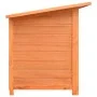 Hundehütte aus massivem Kiefern- und Tannenholz, 120 x 77 x 86 cm von vidaXL, Hundehütten - Ref: Foro24-170641, Preis: 185,02...