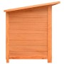Hundehütte aus massivem Kiefern- und Tannenholz, 120 x 77 x 86 cm von vidaXL, Hundehütten - Ref: Foro24-170641, Preis: 185,02...