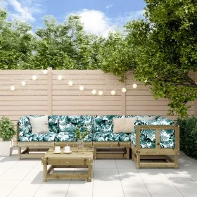 Garden furniture set 6 pieces impregnated pine wood by , Garden sets - Ref: Foro24-3186451, Price: 300,06 €, Discount: %