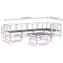 Gartenmöbel-Set 6-teilig aus imprägniertem Kiefernholz von , Gartensets - Ref: Foro24-3186451, Preis: 315,08 €, Rabatt: %
