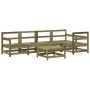 Garden furniture set 6 pieces impregnated pine wood by , Garden sets - Ref: Foro24-3186472, Price: 321,56 €, Discount: %