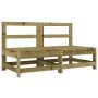 Garden furniture set 6 pieces impregnated pine wood by , Garden sets - Ref: Foro24-3186472, Price: 321,56 €, Discount: %