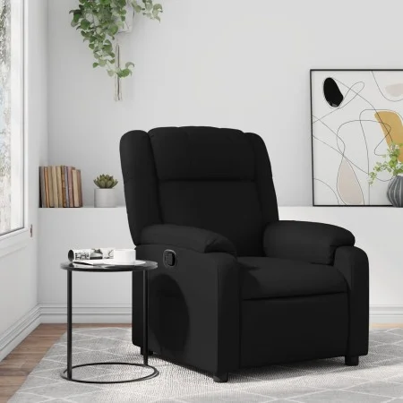Black Faux Leather Recliner by , Armchairs - Ref: Foro24-373522, Price: 234,50 €, Discount: %