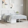 Metallbettgestell mit weißem Kopfteil 140x190 cm von , Betten und Lattenroste - Ref: Foro24-373936, Preis: 83,70 €, Rabatt: %