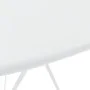 Garden bistro table and chairs set, 3 pieces, white steel by vidaXL, Garden sets - Ref: Foro24-44357, Price: 118,82 €, Discou...