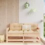Garten-Ecksofas 2 Stück aus massivem Kiefernholz von , Modulare Sofas für den Außenbereich - Ref: Foro24-825506, Preis: 112,5...