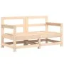 Garten-Ecksofas 2 Stück aus massivem Kiefernholz von , Modulare Sofas für den Außenbereich - Ref: Foro24-825506, Preis: 112,5...