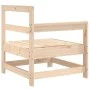 Garten-Ecksofas 2 Stück aus massivem Kiefernholz von , Modulare Sofas für den Außenbereich - Ref: Foro24-825506, Preis: 112,5...