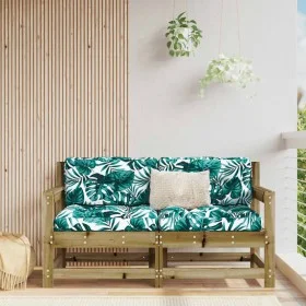 Garten-Ecksofas 2 Stück imprägniertes Massivholz von , Modulare Sofas für den Außenbereich - Ref: Foro24-825512, Preis: 121,7...