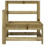Garten-Ecksofas 2 Stück imprägniertes Massivholz von , Modulare Sofas für den Außenbereich - Ref: Foro24-825512, Preis: 123,3...