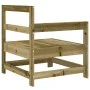 Garden corner sofas 2 pcs impregnated solid wood by , Modular outdoor sofas - Ref: Foro24-825512, Price: 121,76 €, Discount: %