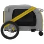 Remolque de bicicleta mascotas hierro tela Oxford amarillo gris de , Cochecitos para mascotas - Ref: Foro24-93903, Precio: 11...