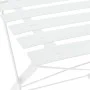 Garden bistro table and chairs set, 3 pieces, white steel by vidaXL, Garden sets - Ref: Foro24-44357, Price: 118,82 €, Discou...